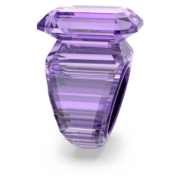 Lucent 个性戒指, 八角形切割, 紫色 - Swarovski, 5632448