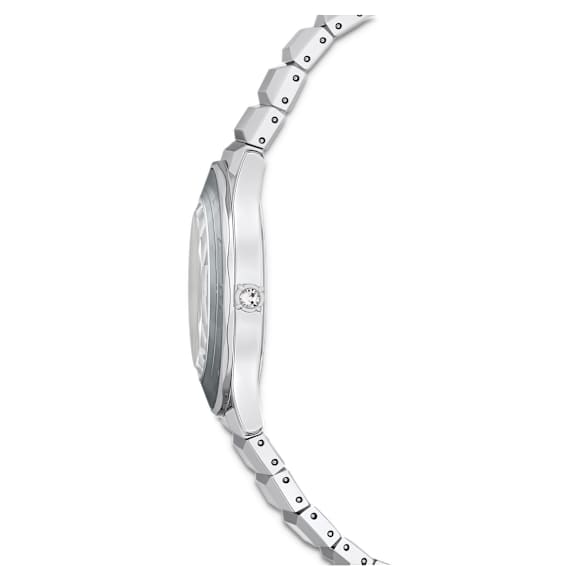 Watch, 37mm, Swiss Made, Metal bracelet, Silver Tone, Stainless steel - Swarovski, 5634648