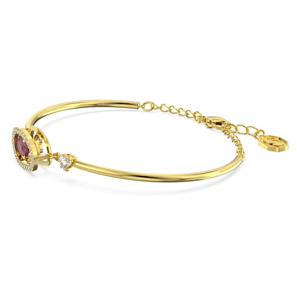 Cariti 手镯, 红豆, 红色, 镀金色调 - Swarovski, 5634699