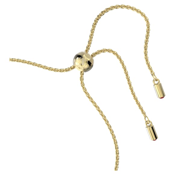 Cariti 手链, 红豆冰, 红色, 镀金色调 - Swarovski, 5634702