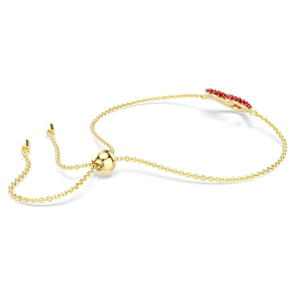 Sublima karkötő, Szív, Kicsi, Piros, Aranytónusú bevonattal - Swarovski, 5634724