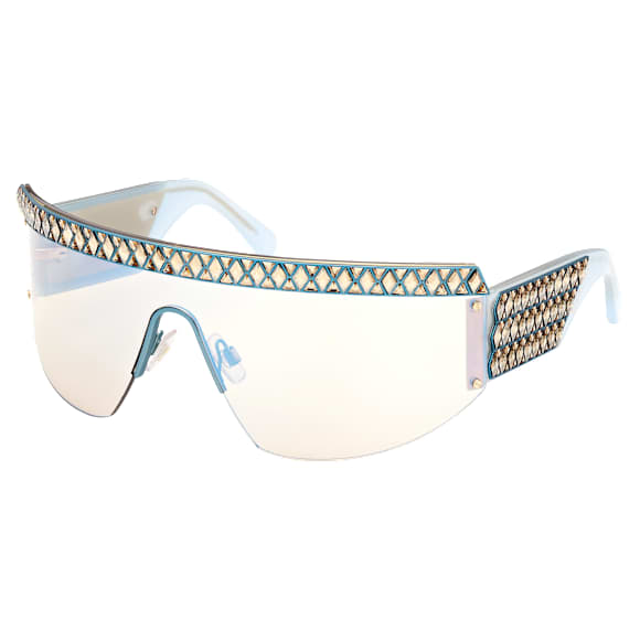 Güneş Gözlüleri, Maske, Geçişli renk, SK0363 30X, Mavi - Swarovski, 5634749