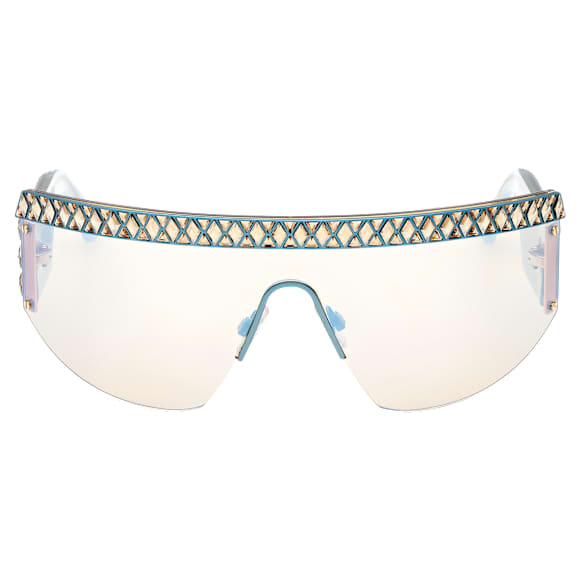 Güneş Gözlüleri, Maske, Geçişli renk, SK0363 30X, Mavi - Swarovski, 5634749