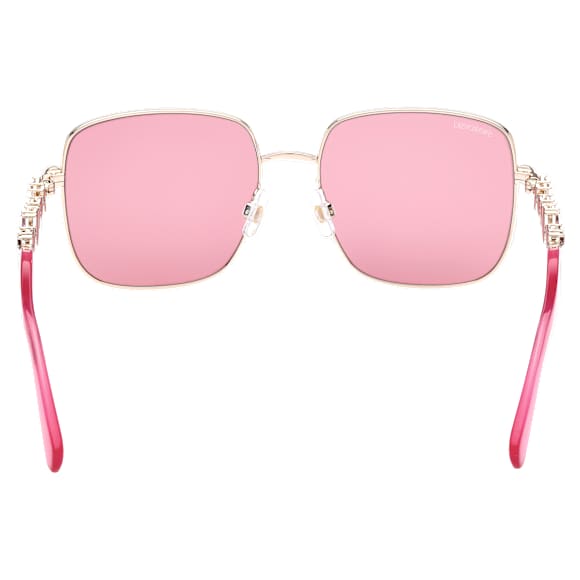 Lunettes de soleil, Forme carrée, SK0358 32S, Roses - Swarovski, 5634750