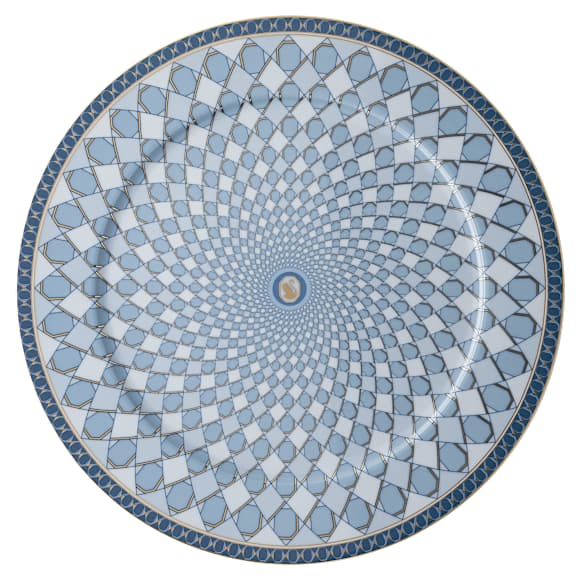 σερβίτσιο Signum, Πορσελάνη, μπλε - Swarovski, 5635499