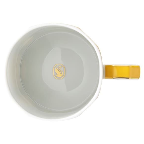 Signum Kapaklı kupa, Porselen, Sarı - Swarovski, 5635536