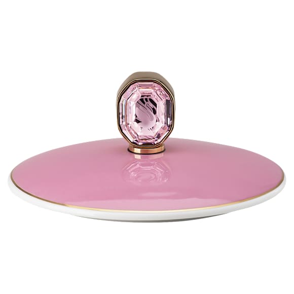Signum mug with lid, Porcelain, Pink - Swarovski, 5635539