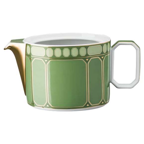 Signum teapot, Porcelain, Small, Green - Swarovski, 5635541