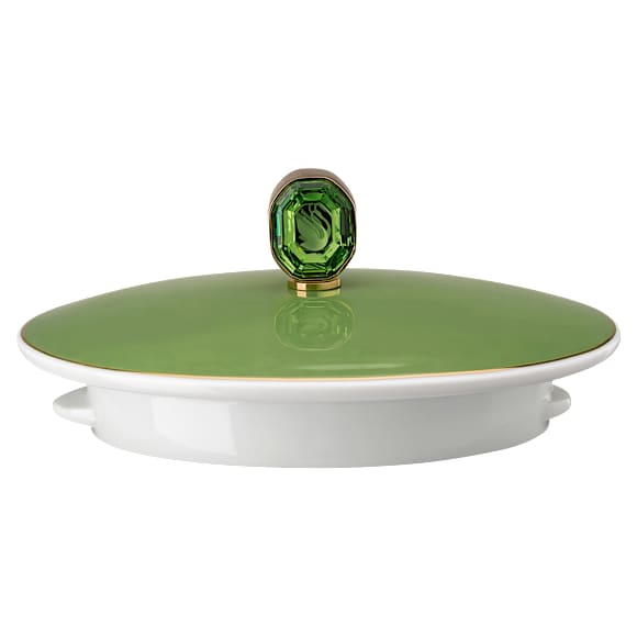 Signum teapot, Porcelain, Small, Green - Swarovski, 5635541