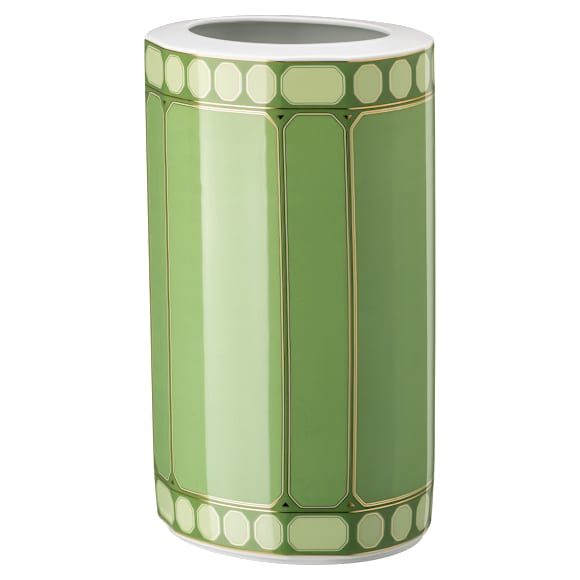 Signum vase, Porcelain, Large, Green - Swarovski, 5635551