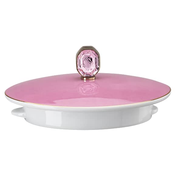 Signum teapot, Porcelain, Small, Pink - Swarovski, 5635566