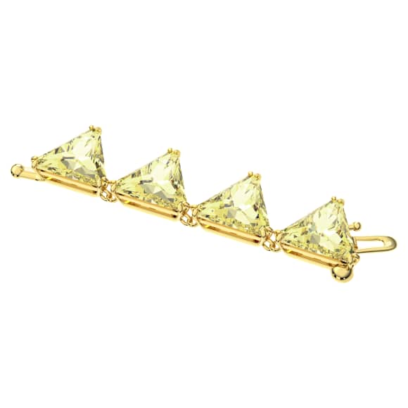 Matrix verlengstuk, Triangle-slijpvorm, Geel, ‎18k gouden afwerking - Swarovski, 5635623