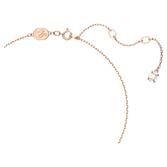 Pendentif Una Angelic, Taille ronde, Pavé, Blanc, Doré à l’or rose 18 carats (750/1000) - Swarovski, 5636272