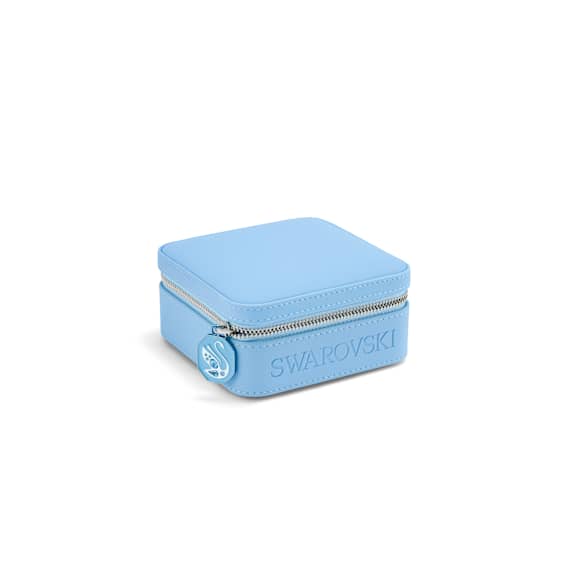 Iconic Swan COG jewellery box, Blue - Swarovski, 5636534