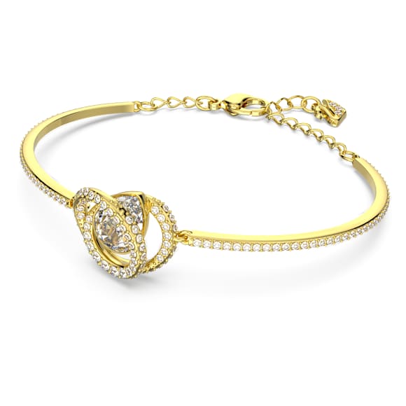 Generation bangle, White, Gold-tone plated - Swarovski, 5636585