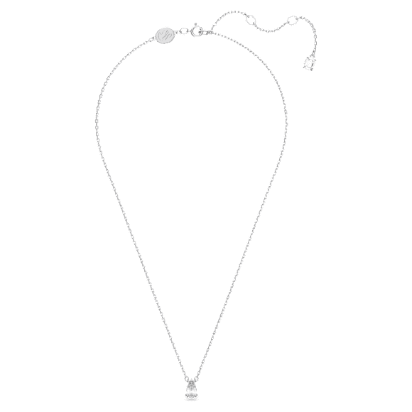 Millenia Anhänger, Tropfenschliff, Weiß, Rhodiniert - Swarovski, 5636708