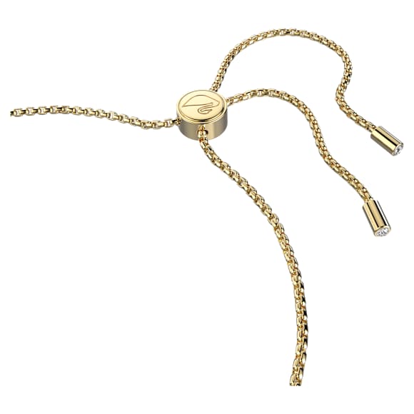 Lovely 手鏈, 心形, 白色, 18K 金飾面 - Swarovski, 5636964