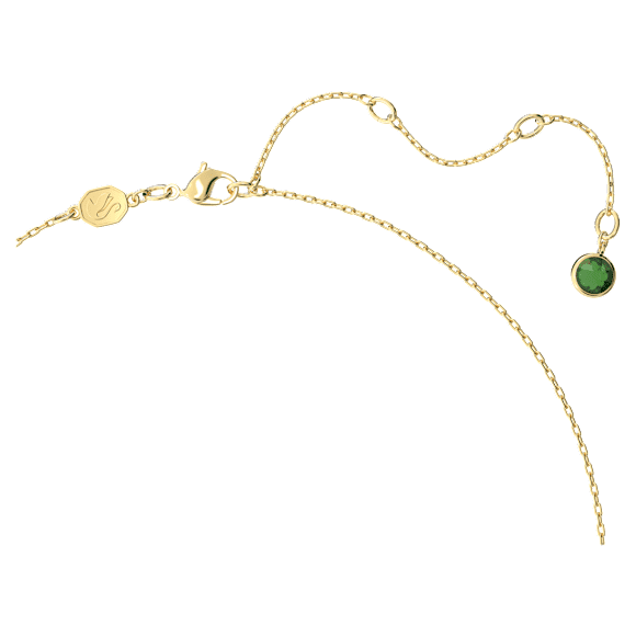 Chroma necklace, Octagon cut, Multicolored, Gold-tone plated - Swarovski, 5640256