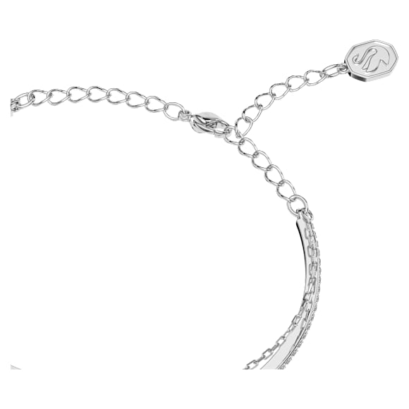 Una 手镯, 八角形切割, 蓝色, 镀铑 - Swarovski, 5640294