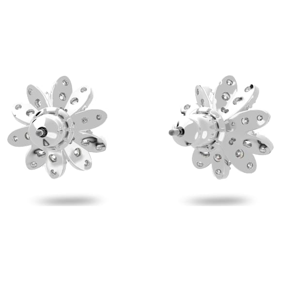 Eternal Flower 耳钉, 花朵, 粉红色, 混合金属润饰 - Swarovski, 5642873