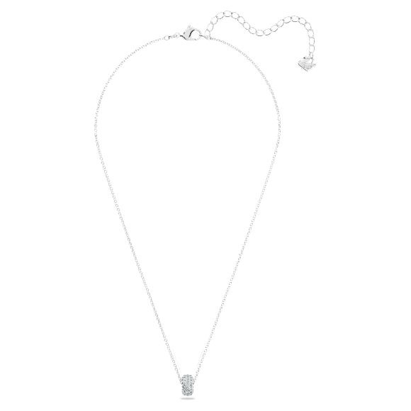 Dextera pendant, Blue, Rhodium plated - Swarovski, 5642886