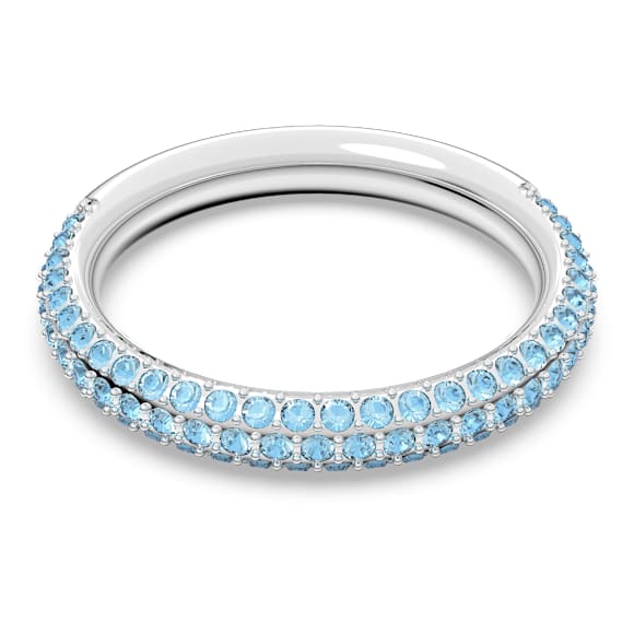 แหวน Dextera, น้ำเงิน, เคลือบโรเดียม - Swarovski, 5642903