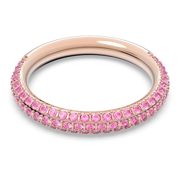 Dextera ring, Pink, Rose gold-tone plated - Swarovski, 5642910