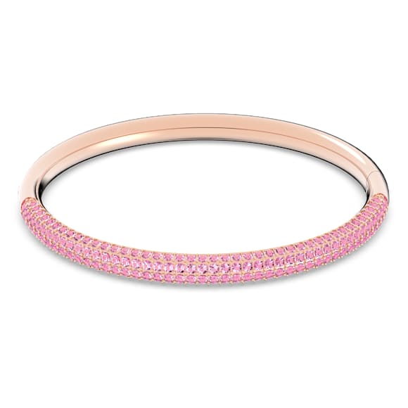 Dextera bangle, Pink, Rose gold-tone finish - Swarovski, 5642916