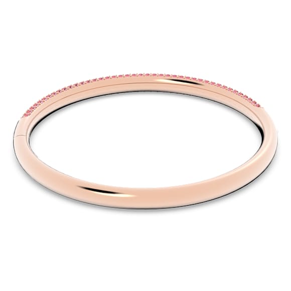 Dextera bangle, Pink, Rose gold-tone finish - Swarovski, 5642916