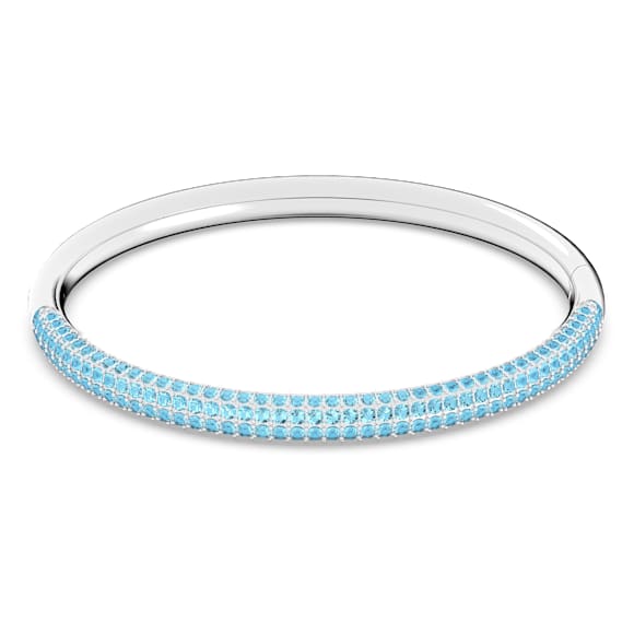 Dextera bangle, Blue, Stainless Steel - Swarovski, 5642920