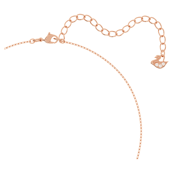Swarovski Sparkling Dance set, Mixed cuts, Clover, White, Rose gold-tone plated - Swarovski, 5642930