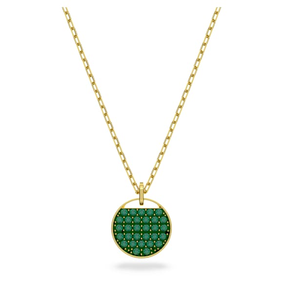 Pendentif Sublima, Vert, Placage de ton or - Swarovski, 5642939