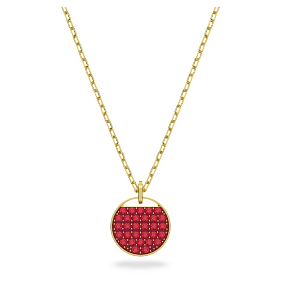 Pendentif Sublima, Rouge, Placage de ton or - Swarovski, 5642941