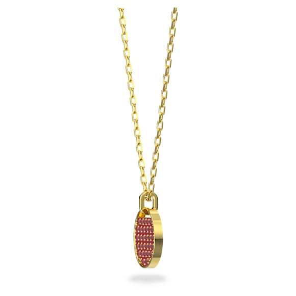 Pendentif Sublima, Rouge, Placage de ton or - Swarovski, 5642941