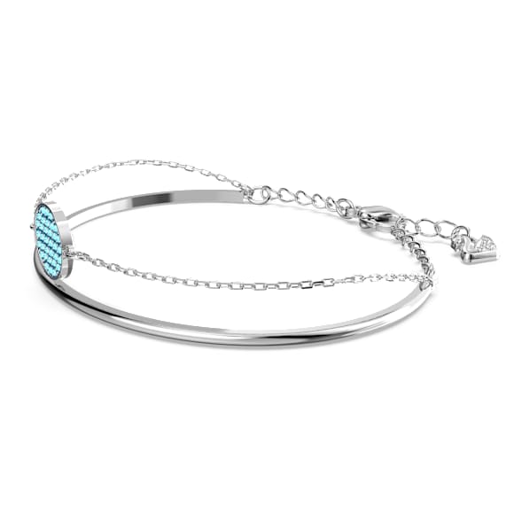 Bracelete Sublima, Azul, Lacado a ródio - Swarovski, 5642950
