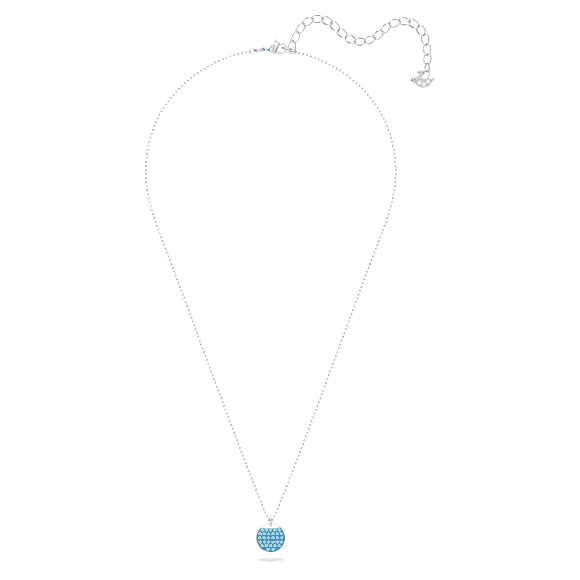 Μενταγιόν Sublima, Μπλε, Επιμετάλλωση ροδίου - Swarovski, 5642957