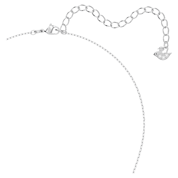 Pendente Idyllia, Taglio misto, Sole, Verde, Placcato rodio - Swarovski, 5642963