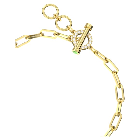 Teddy 手链, 熊, 绿色, 镀金色调 - Swarovski, 5642977