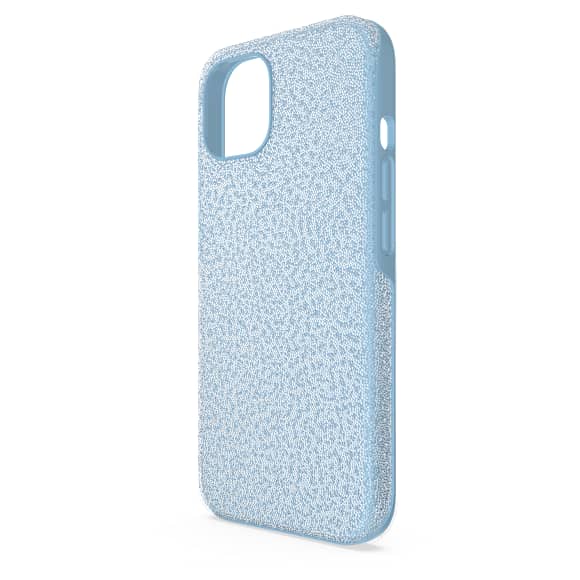 High smartphone case, iPhone® 13, Blue - Swarovski, 5643035