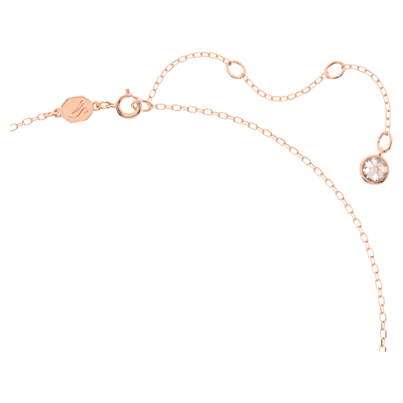 Stilla 套装, 三角形切割, 白色, 镀玫瑰金色调 - Swarovski, 5643730