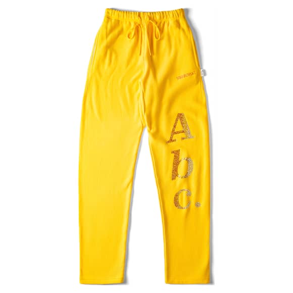 ADVISORY BOARD CRYSTALS, Colored Objects sweatpants, Yellow - Swarovski, 5644775