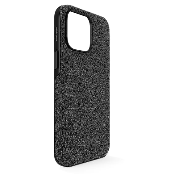 High smartphone case, iPhone® 14 Pro Max, Black - Swarovski, 5644911