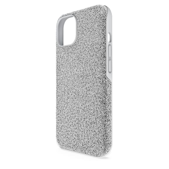 High smartphone case, iPhone® 14, Silver Tone - Swarovski, 5644926