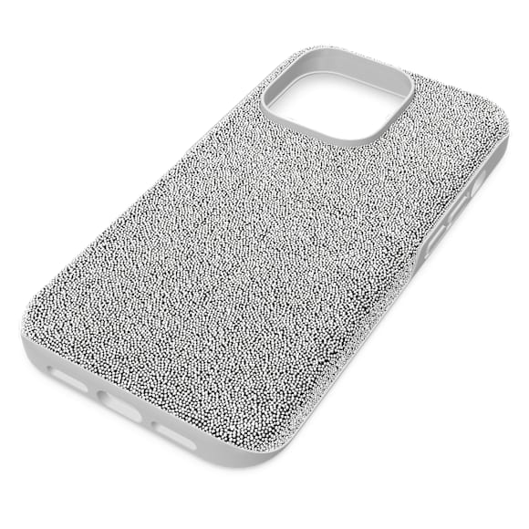 SWAROVSKI シルバー グリッターケース　iPhone14pro ケース High smartphone case, iPhone® 14 Pro, Silver tone | Swarovski