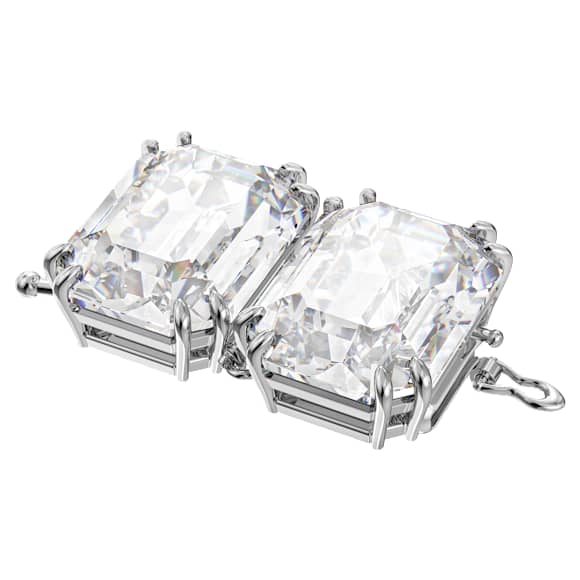 Millenia verlengstuk, Octagon-slijpvorm, Wit, Rodium toplaag - Swarovski, 5645621