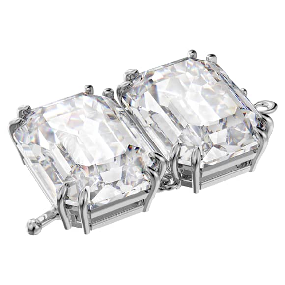 Millenia verlengstuk, Octagon-slijpvorm, Wit, Rodium toplaag - Swarovski, 5645621