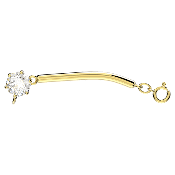 Extender Constella, Taglio Round, Bianco, Finitura oro 18K - Swarovski, 5645633