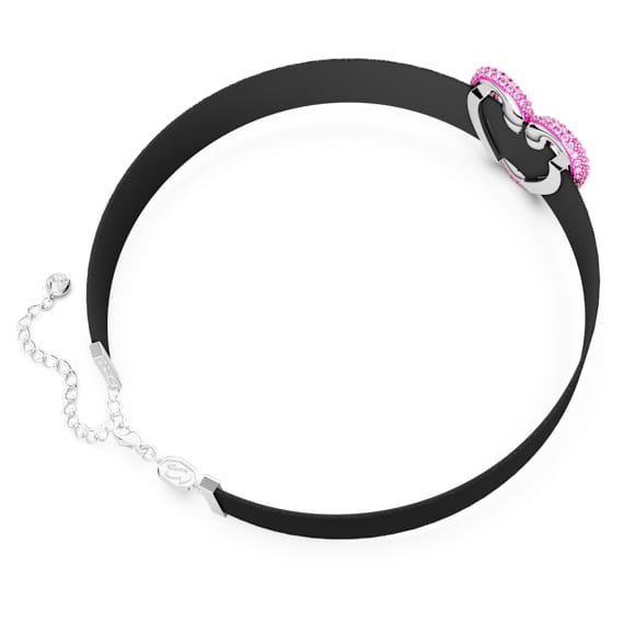 Sublima 束颈项链, 心形, 紫色, 镀铑 - Swarovski, 5646572