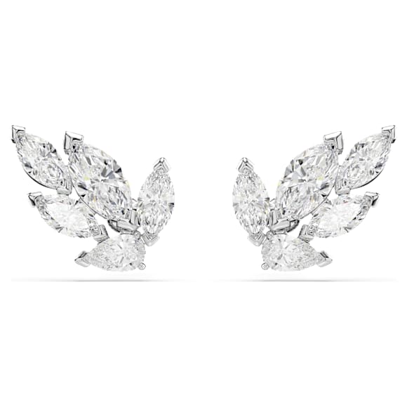 セール★SWAROVSKI ★ クロマスタッドピアス☆ Chroma スタッドピアス, クッションカット, イエロー, ゴールド