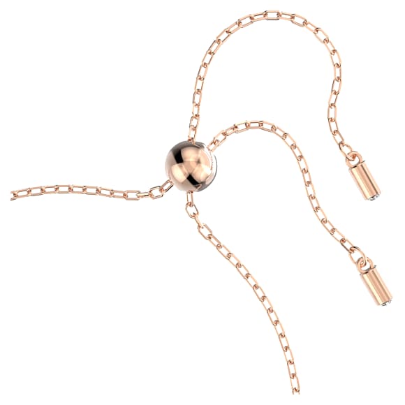 Bransoletka Magic, Anioł, Biała, Powłoka w odcieniu różowego złota - Swarovski, 5646740